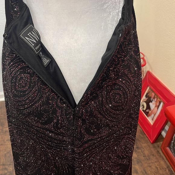 NW night way cocktail dress size 8P - Picture 14 of 15